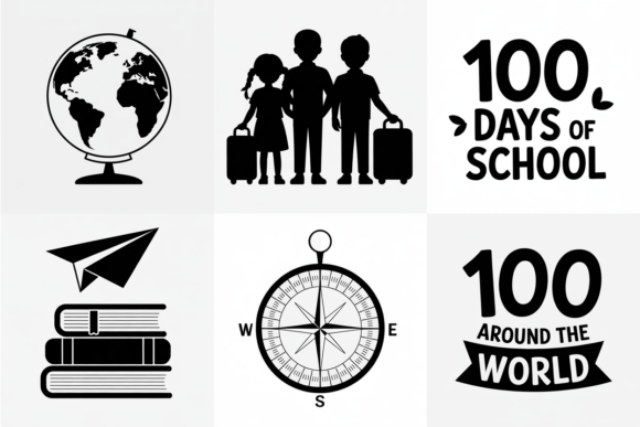 A Designer's Review of the 100 Days of School SVG