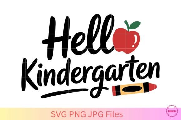 A Designer's Take on the Hello Kindergarten SVG for Embroidery