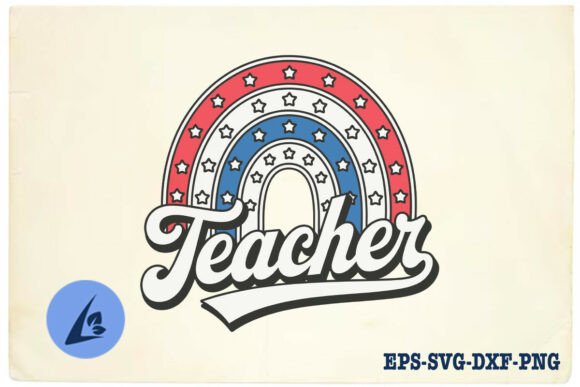 American Teacher 4th July USA SVG: A Patriotic Embroidery Gem