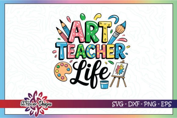 Art Teacher Life Art Lover Painting Design Review