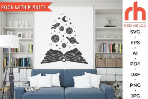 Book with Planets: A Design Review for Embroidered Projects