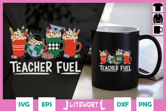 Teacher Fuel Christmas Coffee SVG: A Festive Design Review