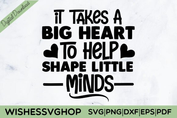 Teacher Heart Little Minds: A Charming SVG for Embroidery