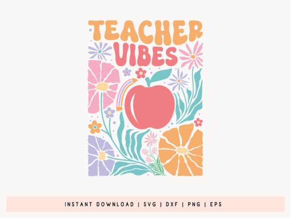 Teacher Vibes Boho Floral Embroidery Design Review